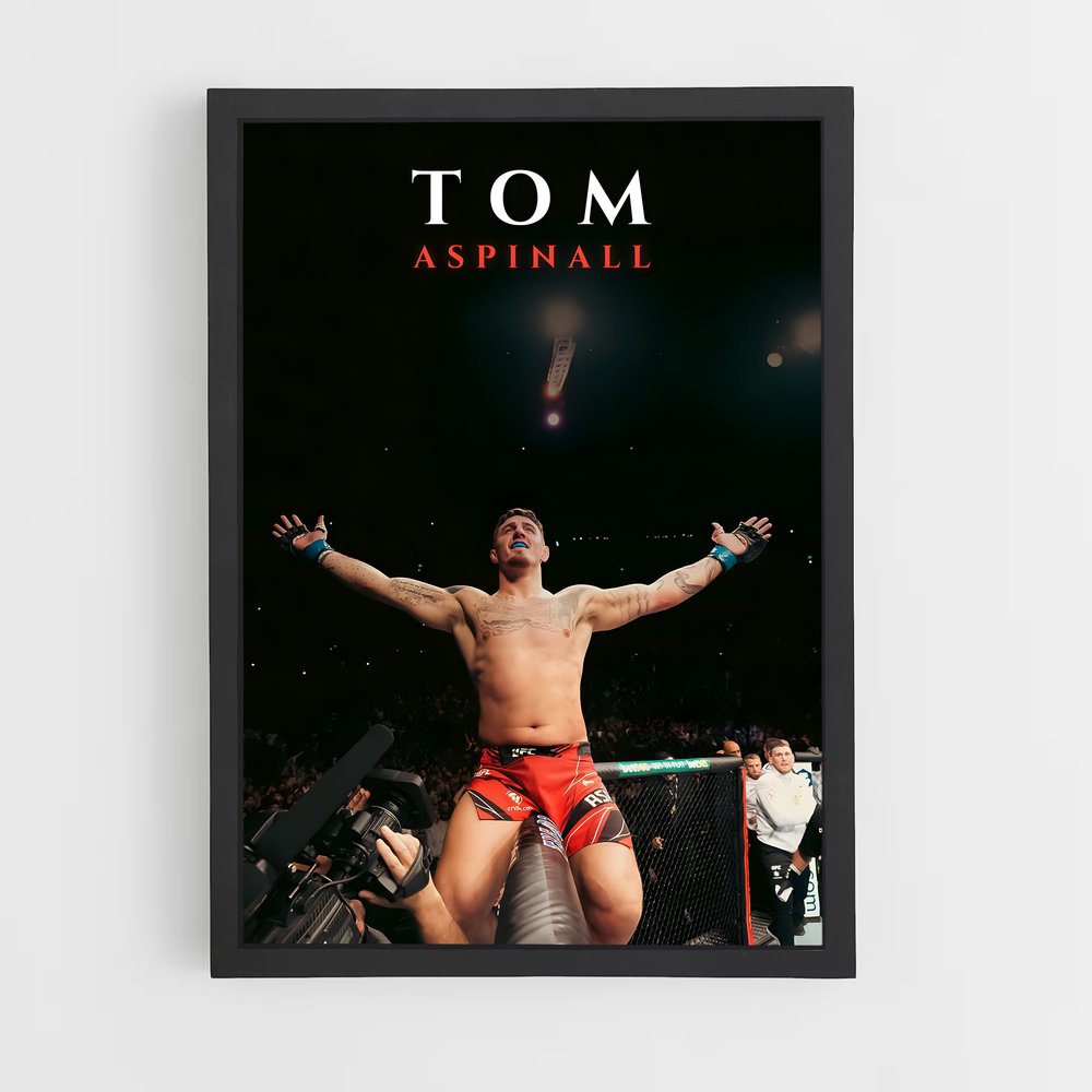 Poster L'Ascension de Tom – affiche MMA (vue 2)
